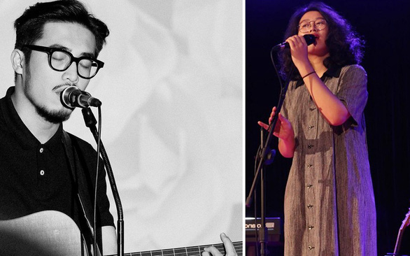 “Hoàng tử indie” Thái Vũ (trái) - một trong những gương mặt nổi bật của âm nhạc độc lập hiện nay và Mạc Mai Sương có một giọng hát lạ với những ca khúc tưởng như “nhỏ gọn” nhưng lại có sức hút riêng - Ảnh: NVCC, CPTB