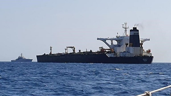  Tàu chở dầu Grace 1 của Iran. Ảnh: Reuters.