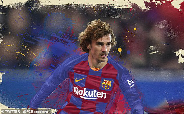 Barca chính thức chiêu mộ Antoine Griezmann. (Ảnh: FC Barcelona)