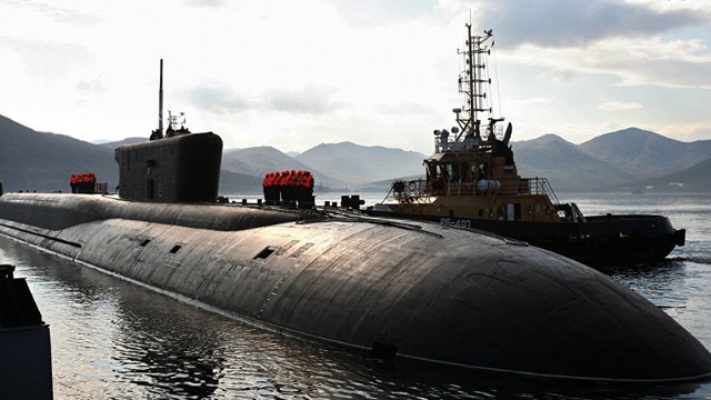 Một chiếc tàu ngầm thuộc đề án 955. Ảnh: Sputnik