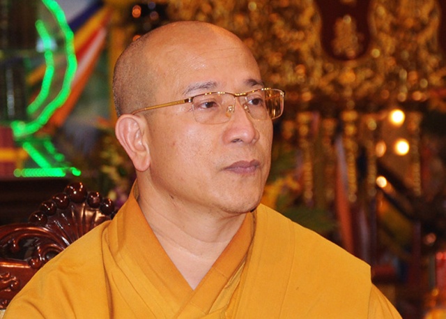 Đại đức Thích Trúc Thái Minh, trụ trì chùa Ba Vàng, Quảng Ninh. Ảnh: Viết Tuân