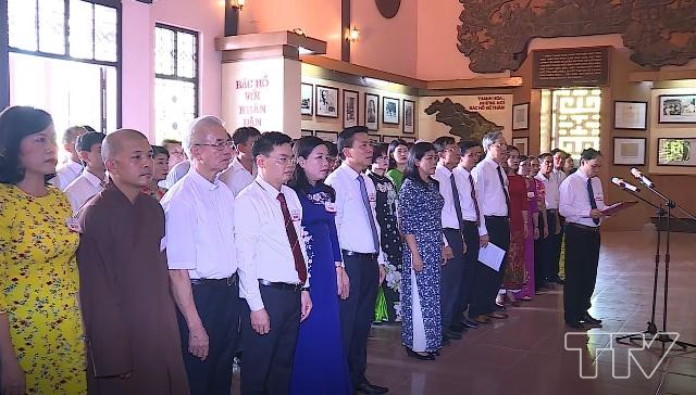 Đoàn đại biểu dự Đại hội MTTQ Việt Nam tỉnh Thanh Hóa lần thứ XIV