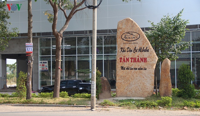   Công trình xây dựng sai phạm trên đất của ông Nguyễn Ngọc Sự.