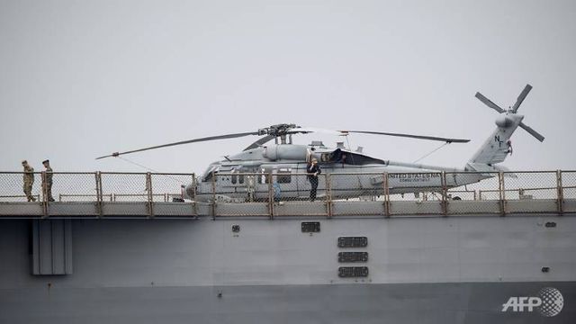 Trực thăng MH-60 Seahawk (Ảnh: AFP)