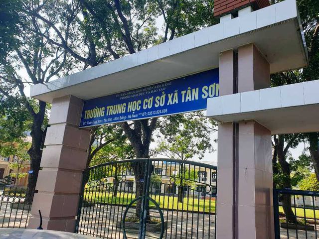 Trường THCS xã Tân Sơn, huyện Kim Bảng, tỉnh Hà Nam