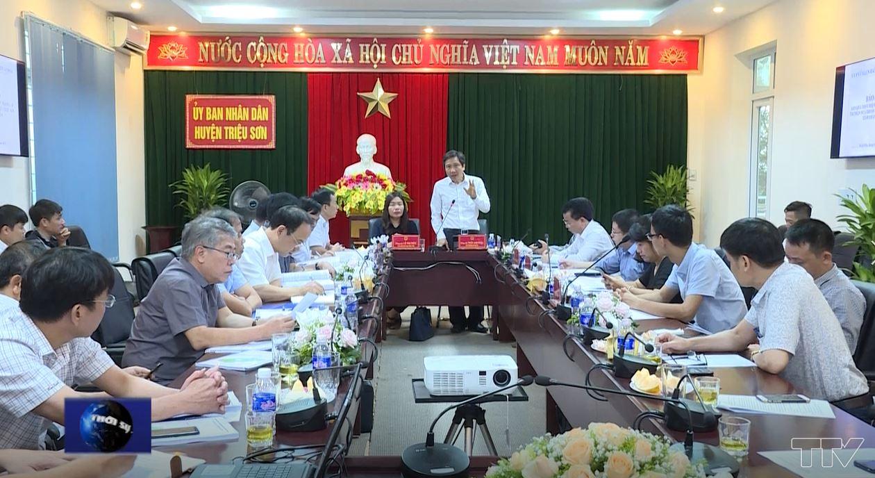 đồng chí Trần Anh Tuấn – Thứ trưởng Bộ Nội vụ phát biểu tại buổi làm việc