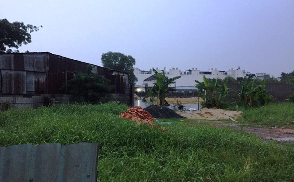 Khu đất diện tích hơn 4.000m2 liên quan vụ trốn thuế - Ảnh: A.X.
