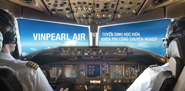 Mô hình đào tạo phi công của hãng hàng không Vinpearl Air.
