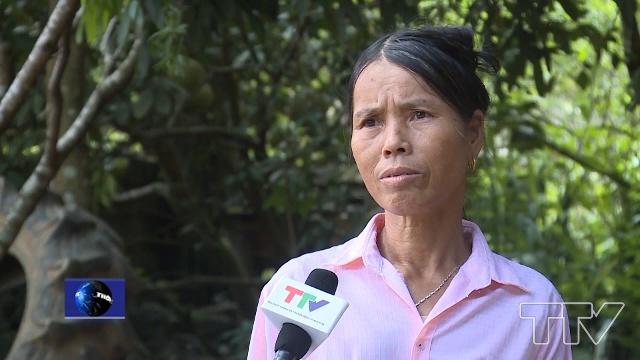 Bà Nguyễn Thị Soi- Thôn Giăng, xã Xuân Hòa, huyện Như Xuân: "Bây giờ gia đình thoát nghèo, đời sống tạm ổn, có nhiều thứ thay đổi hơn mọi năm, cảm ơn chương trình hỗ trợ và NHCSXH đã hỗ trợ cho gia đình "