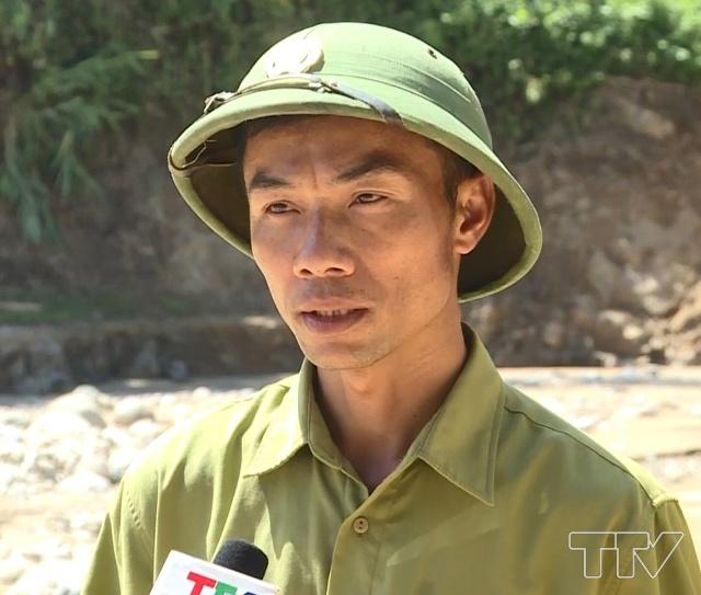 Ông Ngân Văn Thêu- Phó Trưởng bản Sa Ná, xã Na Mèo, huyện Quan Sơn:  
