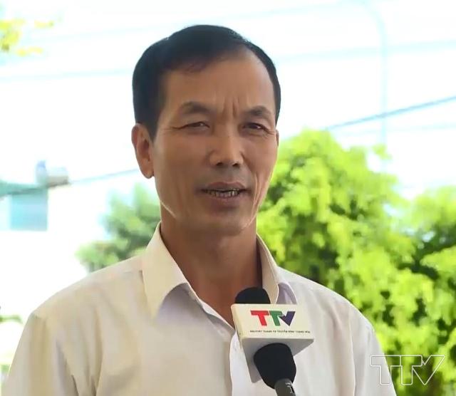 Ông Phạm Viết Thư, Phó chủ tịch UBND thị trấn Triệu Sơn, huyện Triệu Sơn:  