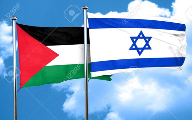 Cờ Israel v&agrave; Palestine. Ảnh: 123RF.