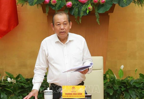 Phó Thủ tướng Thường trực Trương Hòa Bình - Trưởng ban Chỉ đạo Đại hội đại biểu (ĐHĐB) toàn quốc các dân tộc thiểu số Việt Nam lần thứ II năm 2020