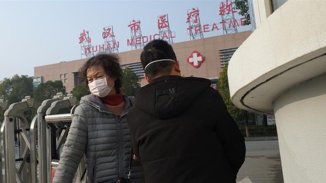 Bệnh viện tại thành phố Vũ Hán, Trung Quốc. Ảnh: AFP