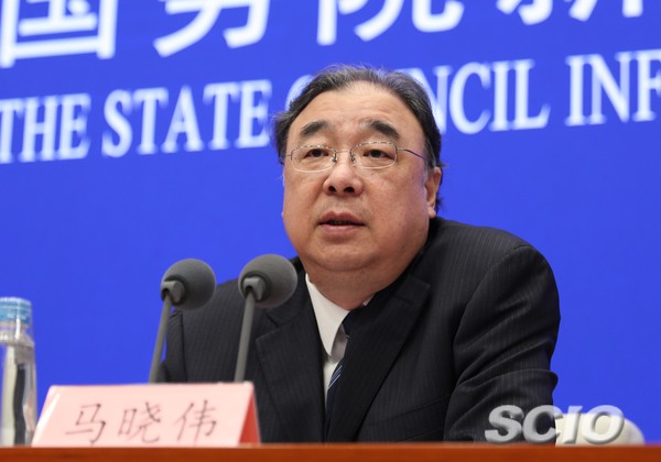 Ông Mã Hiểu Vĩ, Chủ nhiệm Ủy ban Y tế và Sức khỏe Quốc gia Trung Quốc. Ảnh: SCIO