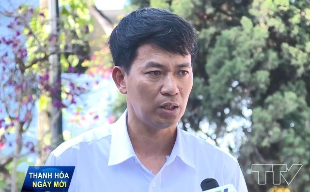 Ông Đỗ Trường Giang- Phó Giám đốc Công ty Cổ phần Bia Hà Nội - Thanh Hoá (Từ khi có hệ thống quan trắc tự động chúng tôi không còn lo lắng về vấn đề môi trường, yên tâm sản xuất)