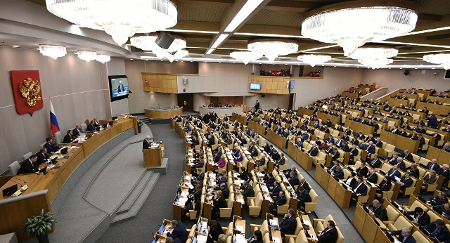 Quang cảnh cuộc họp của Duma Quốc gia Nga. Ảnh: TASS
