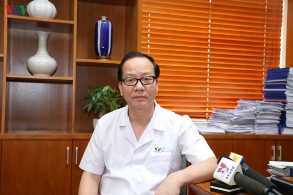 PGS.TS Trần Minh Điển, Phó Giám đốc Bệnh viện Nhi Trung ương.