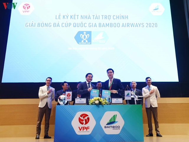 Lễ k&yacute; kết được tổ chức tại Trụ sở của Bamboo Airways Tower. (Ảnh: Vy Vũ).