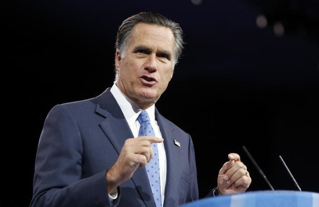Thượng nghị sĩ đảng Cộng hòa Mitt Romney. Ảnh: Reuters