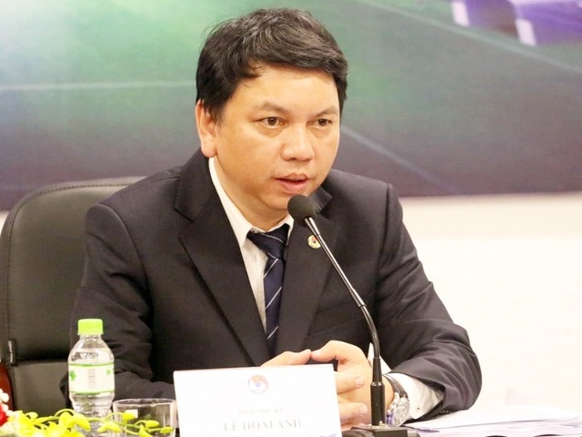 Ông Lê Hoài Anh - Tổng thư ký VFF (Ảnh: Trần Tiến).