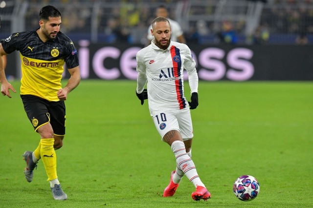 Neymar ghi bàn, PSG vẫn thất bại trước Dortmund. (Ảnh: Getty)