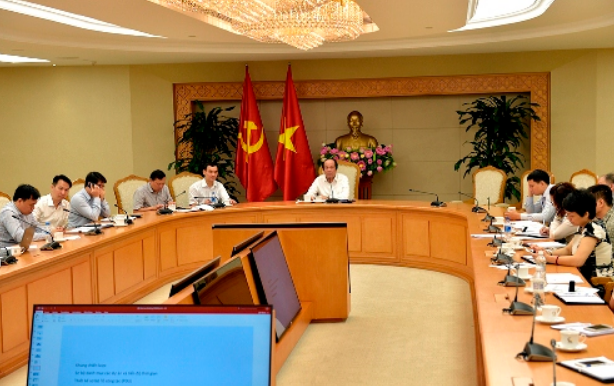 Một buổi làm việc của Bộ trưởng, Chủ nhiệm VPCP Mai Tiến Dũng với các đơn vị liên quan về xây dựng Chính phủ điện tử