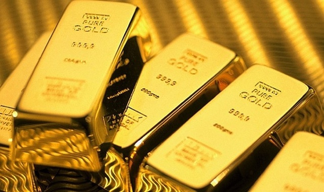 Giá vàng trong nước bật tăng bất chấp đà lao dốc của vàng thế giới. (Ảnh minh họa: KT)