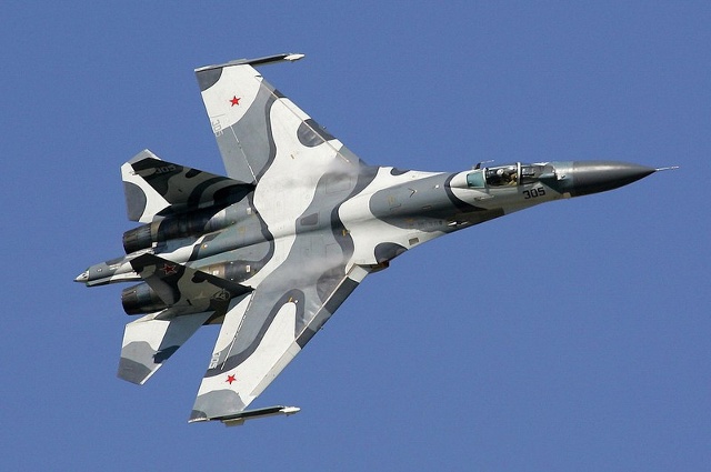 Hình ảnh một chiếc Su-27. (Ảnh: AP)