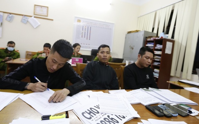 Các đối tượng tại cơ quan điều tra