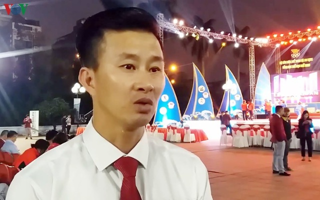 HLV Trương Minh Sang của đội tuyển TDDC Việt Nam.