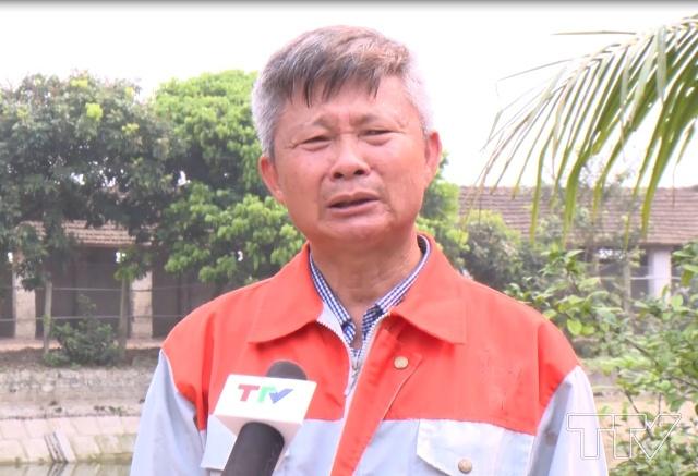 Ông Đào Đức Thủy Trang trại đà điểu Thủy Ngọ, Tiểu khu 6, Thị trấn Vạn Hà, huyện Thiệu Hóa:  &quot;Để bán ra thị trường thì rất là rộng, siêu thị, bán ở Hà Nội, bán online. Sản phẩm thịt, giò đà điểu của gia đình tiêu thụ rất tốt &quot;