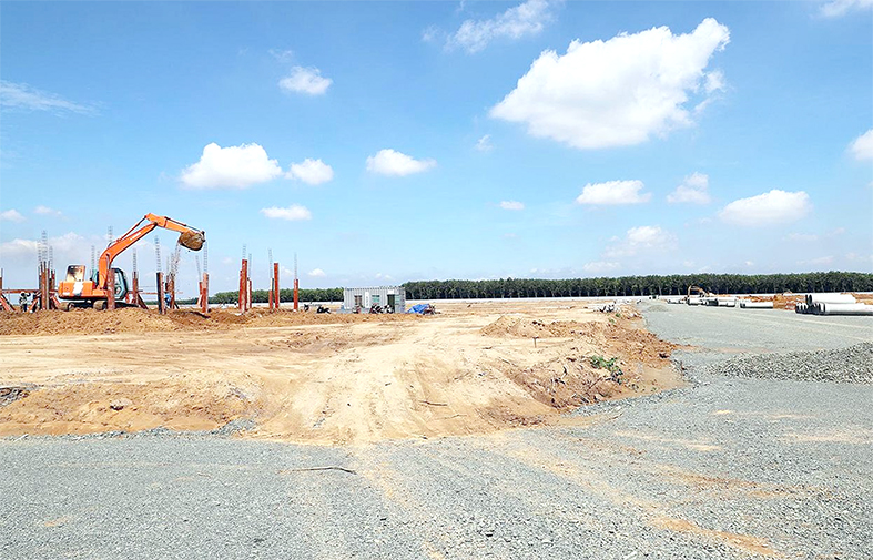 Dự án khu dân cư xã Bình Sơn, huyện Long Thành của Công ty CP Đầu tư phát triển Thuận Lợi (Bình Dương) có vốn đầu tư 3.000 tỷ đồng. Ảnh: Báo Đồng Nai