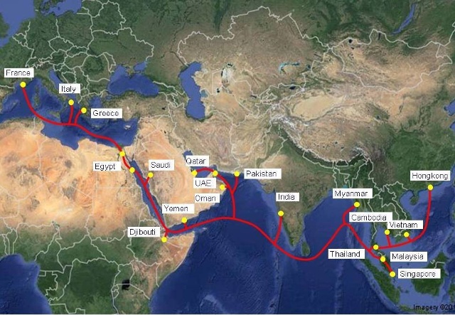 Nhà mạng Viettel vừa xác nhận tuyến cáp biển AAE-1 gặp sự cố vào 21h ngày 3/6/2020, gây ảnh hưởng đến kết nối Internet Việt Nam đi quốc tế (Ảnh minh họa)