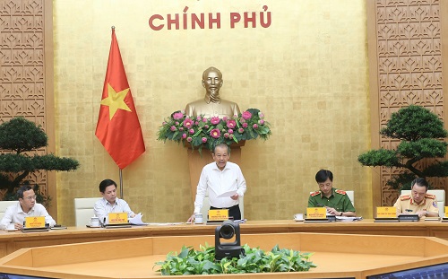 Phó Thủ tướng Trương Hòa Bình phát biểu tại Hội nghị - Ảnh: VGP/Lê Sơn