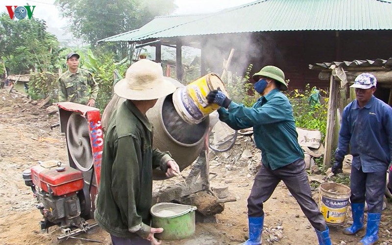 Cơ sở hạ tầng nhiều xã đặc biệt khó khăn ở Nậm Pồ được đầu tư khang trang nhờ các chính sách giảm nghèo triển khai trên địa bàn.