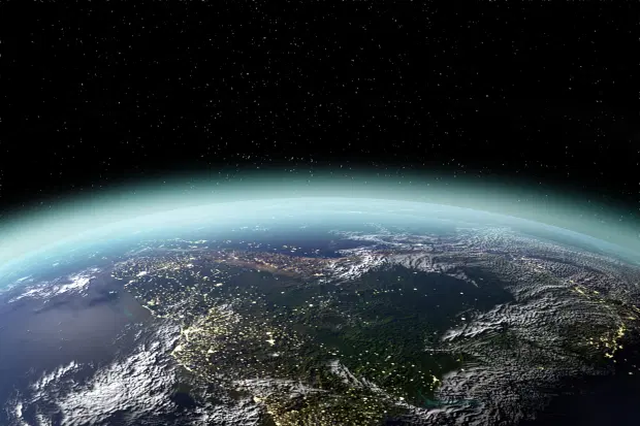 H&igrave;nh ảnh Tr&aacute;i Đất trong kh&ocirc;ng gian qua kết xuất đồ họa 3D sử dụng ảnh nguồn của NASA