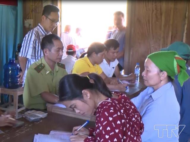 Ban quản lý Quỹ Bảo vệ, Phát triển rừng và Phòng, chống thiên tai tỉnh Thanh Hoá vừa thực hiện chi trả dịch vụ môi trường rừng