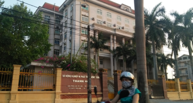 Trụ sở Sở Nông nghiệp và Phát triển nông thôn Thanh Hóa.