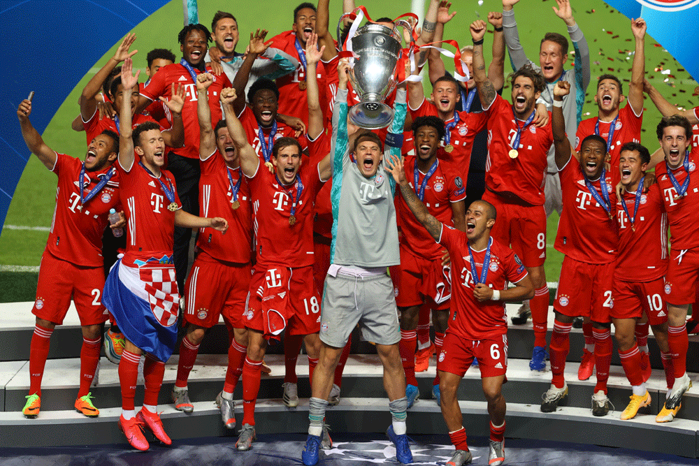 Bayern giành chiến thắng trước PSG để lần thứ 6 vô địch Champions League (Ảnh: UEFA)