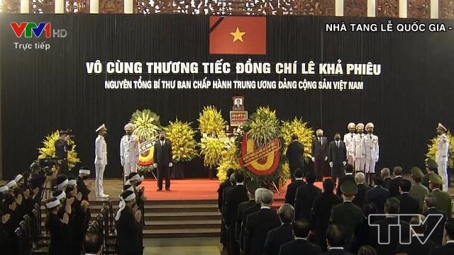 Lễ viếng nguyên Tổng Bí thư Lê Khả Phiêu tại Hà Nội