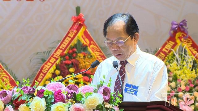 Đồng chí Trưởng Ban Tuyên giáo Tỉnh ủy Nguyễn Văn Phát phát biểu chỉ đạo tại đại hội.