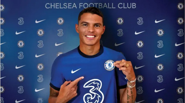 Thiago Silva chính thức ra mắt Chelsea. (Ảnh: Chelseafc). 