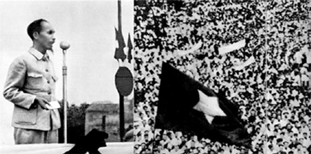 Ngày 2/9/1945, tại Quảng trường Ba Đình Hà Nội, Chủ tịch Hồ Chí Minh long trọng tuyên bố với quốc dân và thế giới bản Tuyên ngôn độc lập. (Ảnh tư liệu)