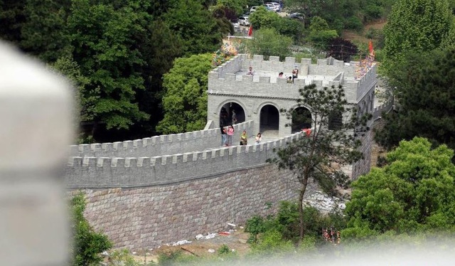 Bản sao của Vạn Lý Trường Thành vừa được xây dựng ở tỉnh Giang Tây, Trung Quốc