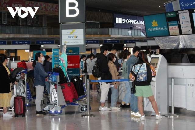 Đây là chuyến bay thương mại đầu tiên tới Nhật Bản sau thời gian dài bị tạm dừng do đại dịch Covid-19.
