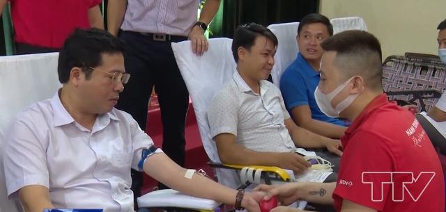 Ngày hội hiến máu tình nguyện ở huyện Quan Sơn	