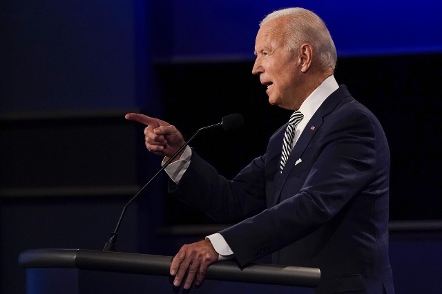 Ứng viên Joe Biden. Ảnh: Pool