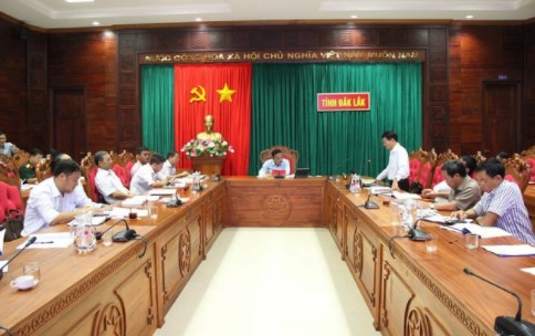 Lãnh đạo UBND tỉnh Đắk Lắk yêu cầu sở ngành xây dựng phương án di dân từ vùng thấp đến vùng an toàn