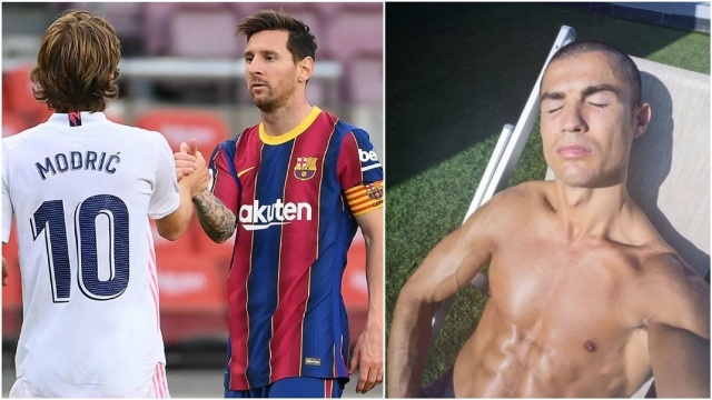 Cristiano Ronaldo đăng ảnh  &quot;tự sướng &quot; ăn mừng Real Madrid thắng Barca. (Ảnh: Marca)